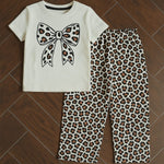 Wild chic summer t shirt & trouser