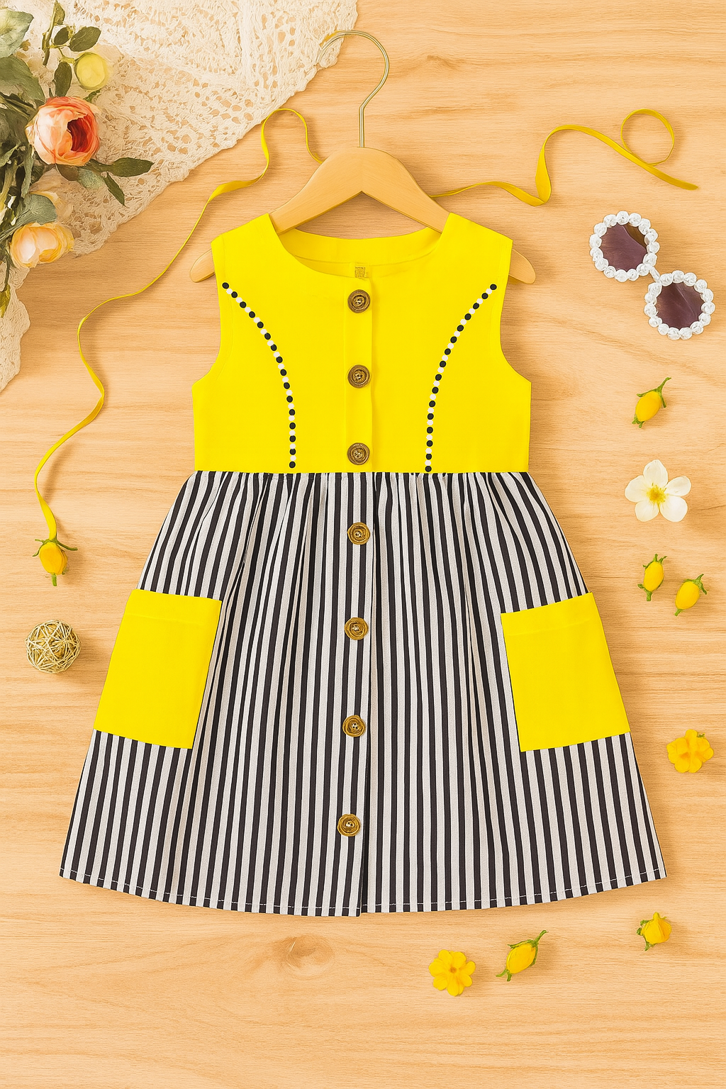 Maky Row kids summer frock