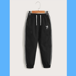 Premium Black Terry Kids Winter Trouser
