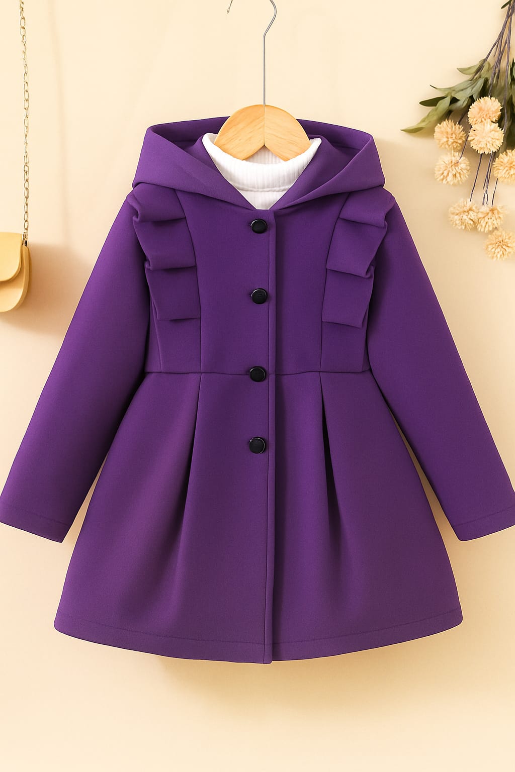Lilac Purple Princess Winter Coat