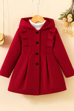 Lilac Red Princess Winter Coat