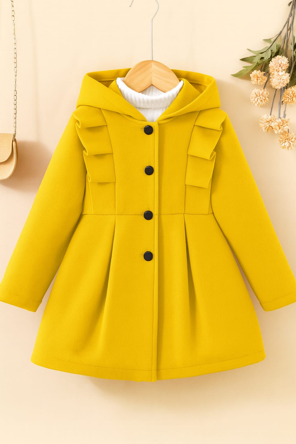 Lilac Yellow Princess Winter Coat