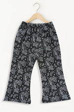 Black baklin winter kids trouser