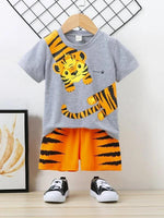 Mini tiger kids summer tshirt & shorts