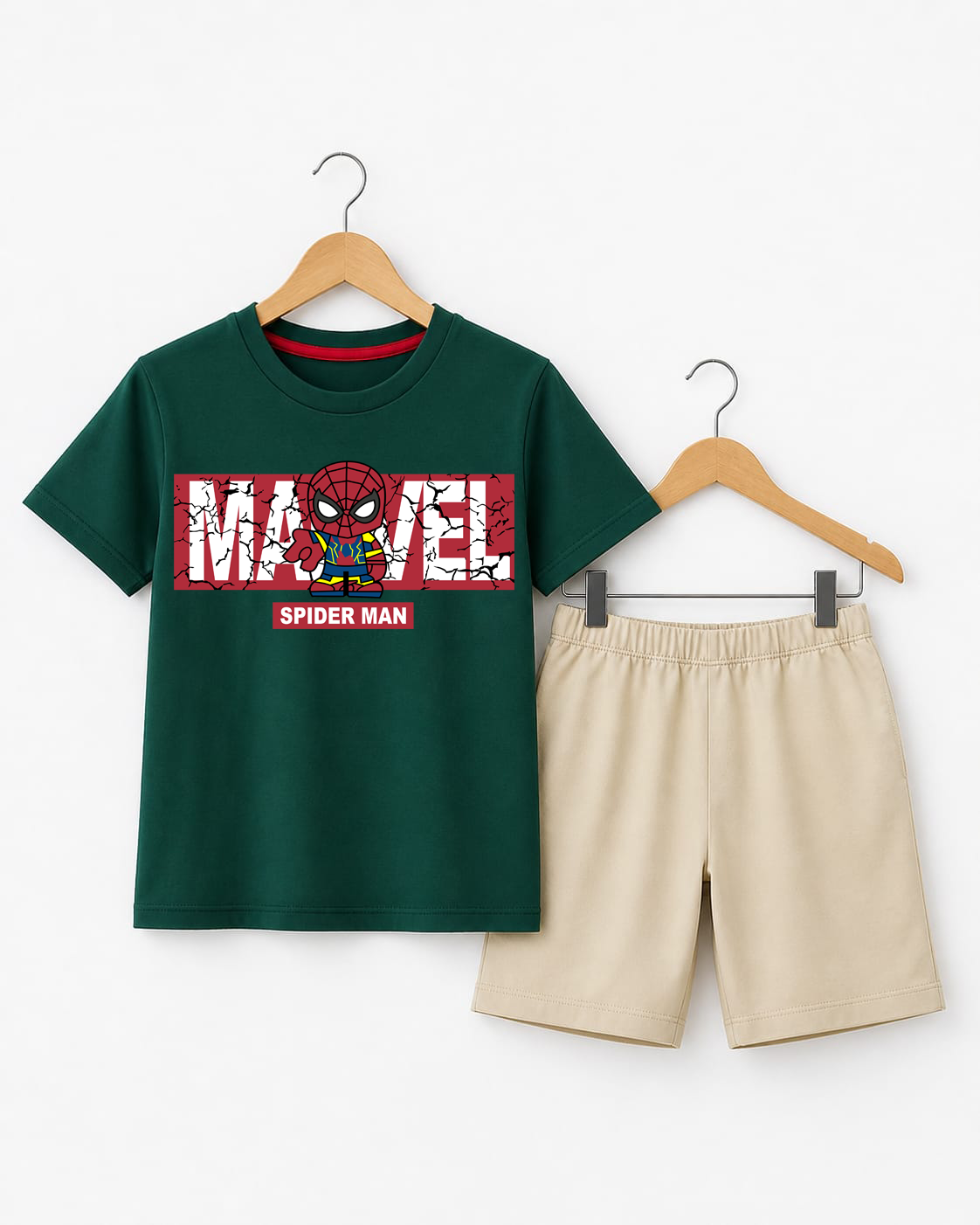 Marvel kids summer t shirt & shorts