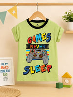 Games Never Sleep Kids Summer T-Shirt