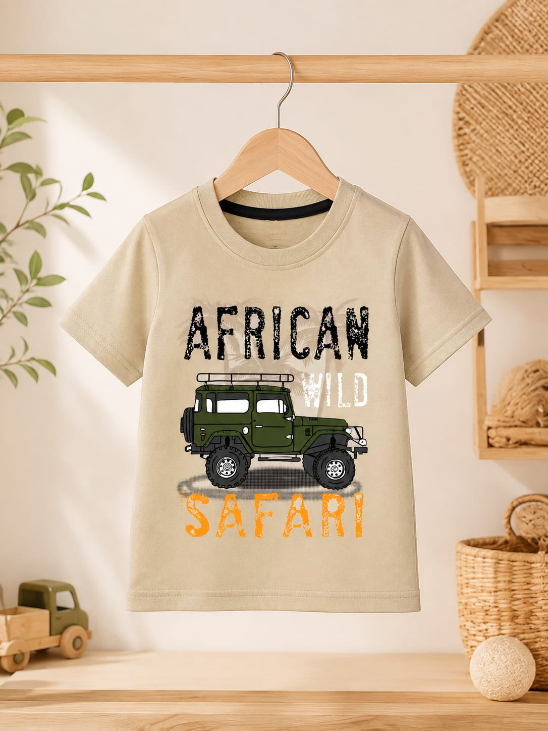 African Safari kids summer t-shirt