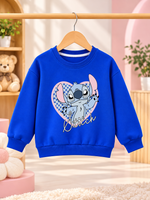 Stich Fleece Winter Kids Sweatshirt