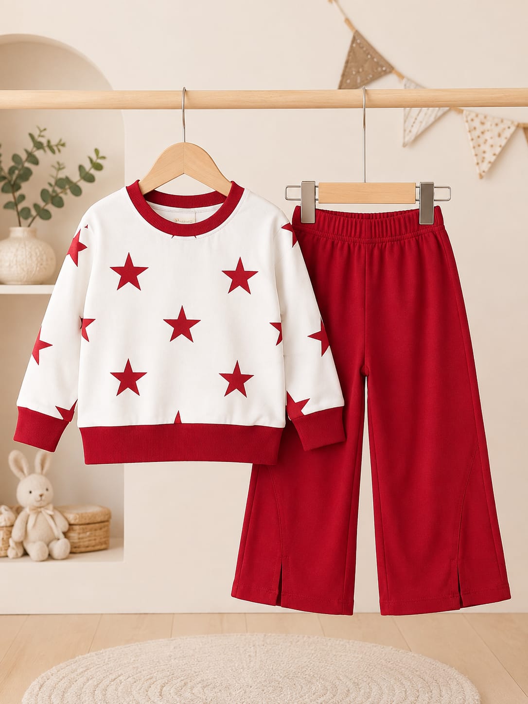 Stars Girls Sweatshirt & Flapper