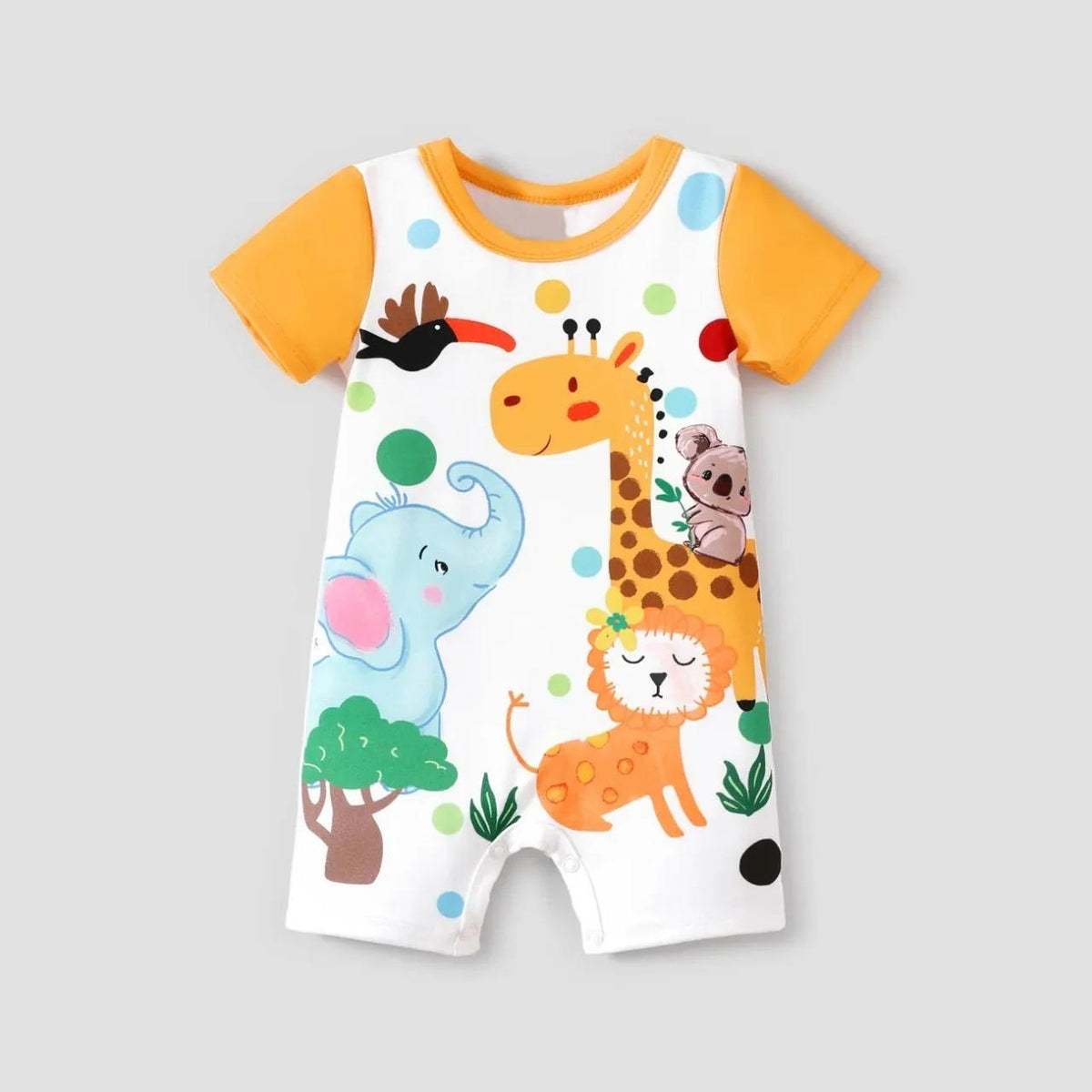 Jungle bell toddler kids romper