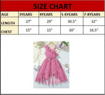 Sparklyn Girls Striped Long Dress