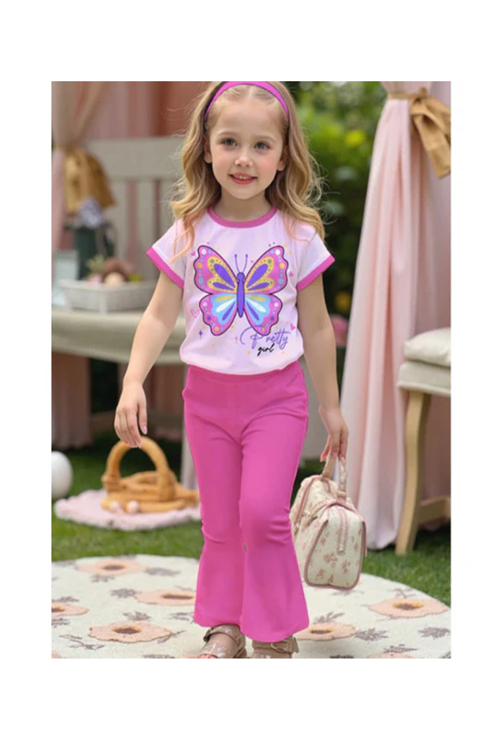 Butterfly summer t shirt & Flapper