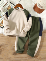 Retro Block Kids Winter Tracksuit