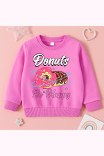 Be happy donut kids winter sweatshirt