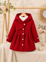 Grace Red hooded Winter Coat