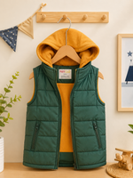 Green Kids Puffer Jacket