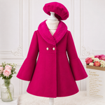 Pink Olivia Fur Collar Coat Winter Coat