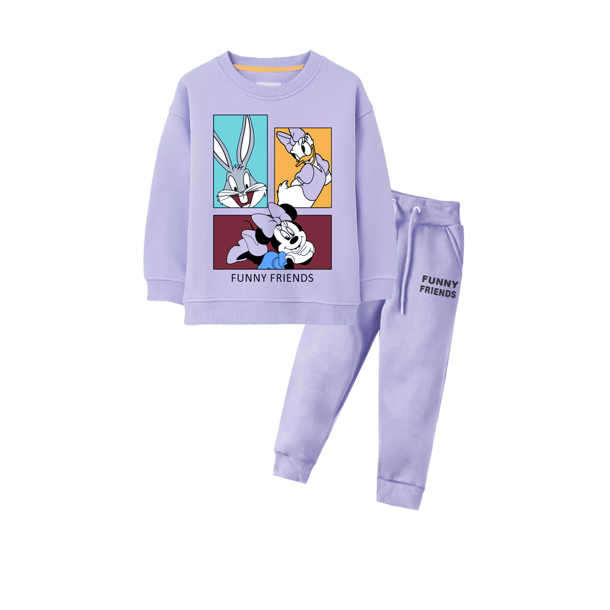 Funny Friends Sweat Shirt & Trouser Set