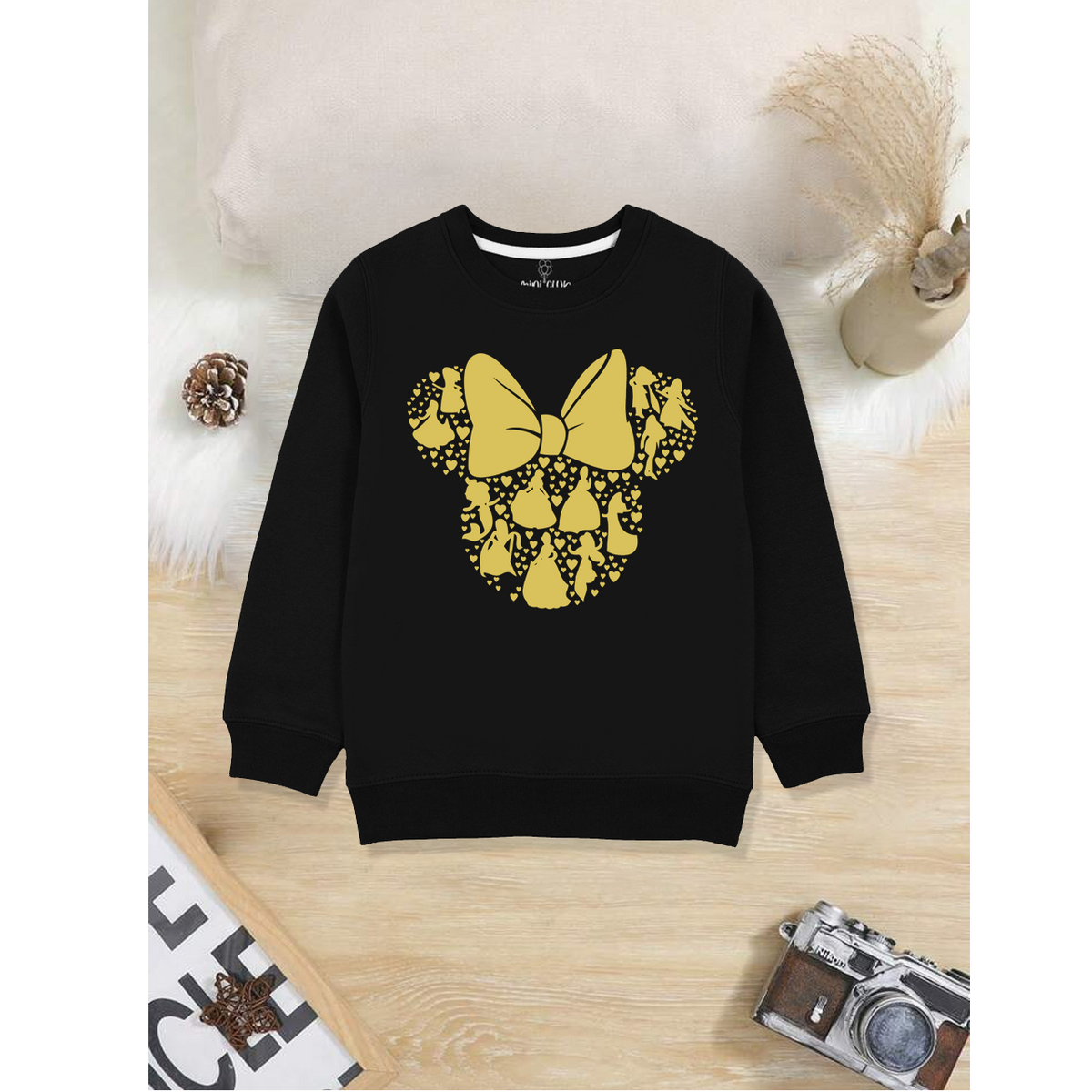 Sweet Golden Mickey Kids Sweat Shirt