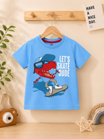 Lets skate due summer kids t-shirt