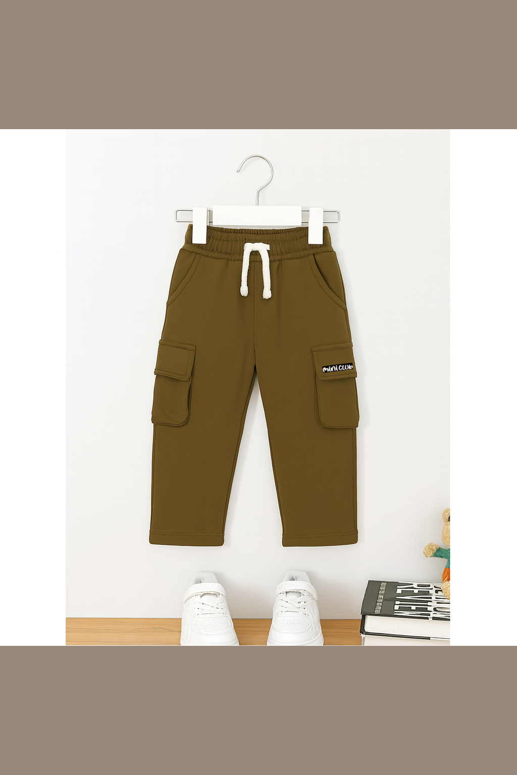 Light brown kids pockets Baggy trouser