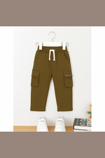 Light brown kids pockets Baggy trouser