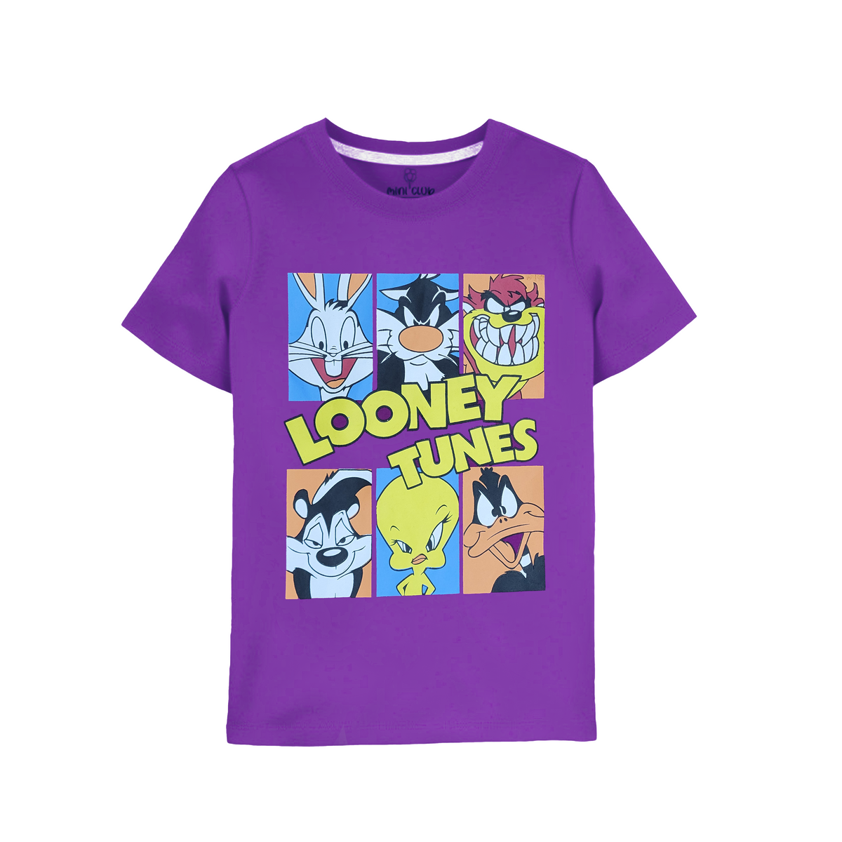 Purple looney tunes kids t-shirt