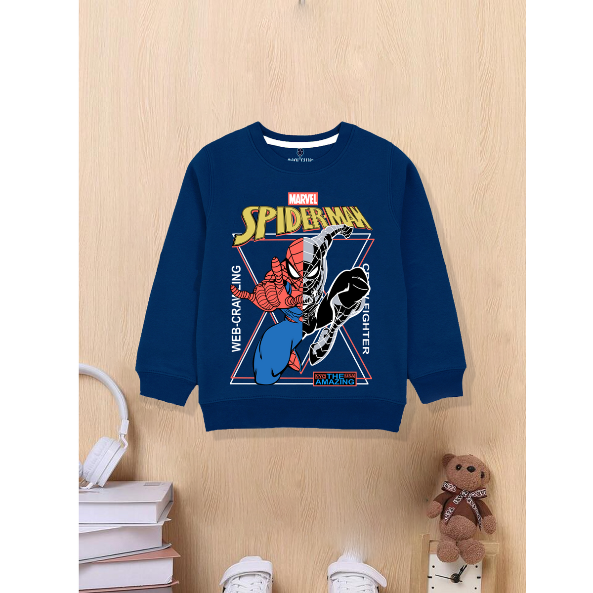 Marvel spiderman kids winter sweatshirt