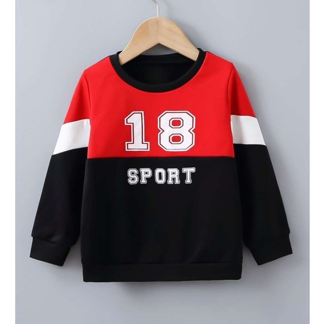 Sports kids winter sweatshirt