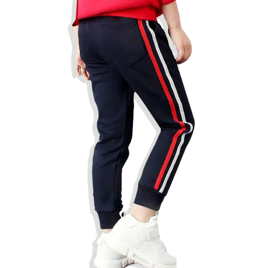 Red & White stripe Kids Trouser