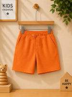 Orange kids summer shorts
