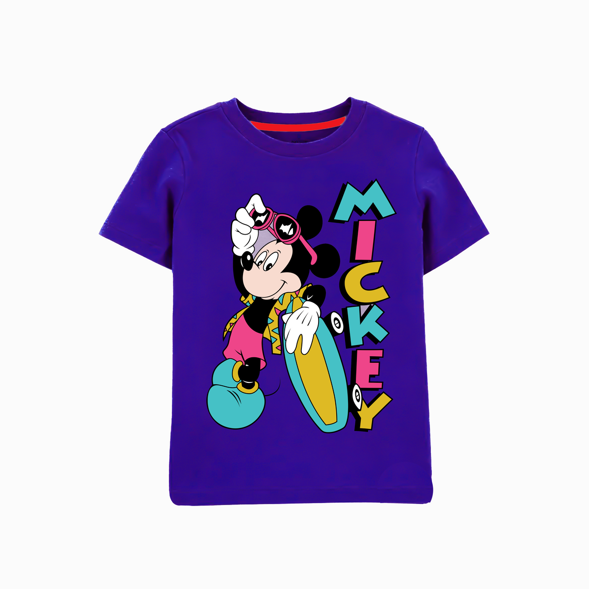 Purple mickey kids t-shirt