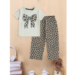 Wild chic summer t shirt & trouser