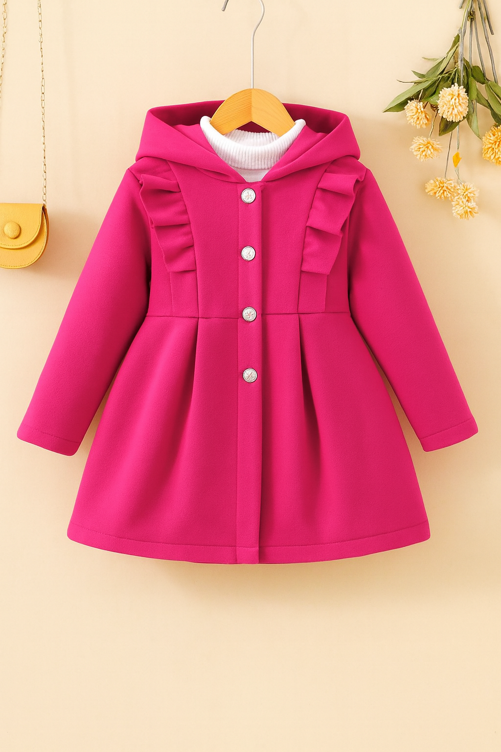 Lilac pink Princess Winter Coat