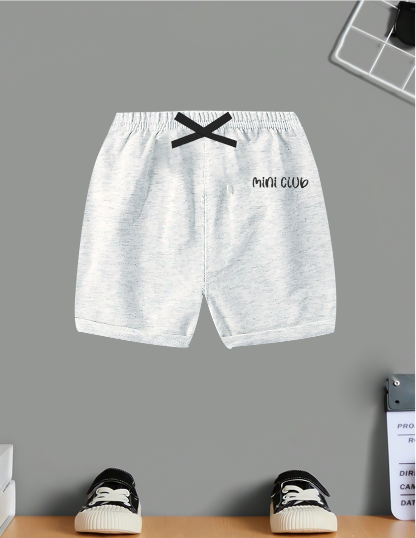 White grey kids short