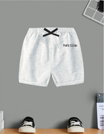 White grey kids short