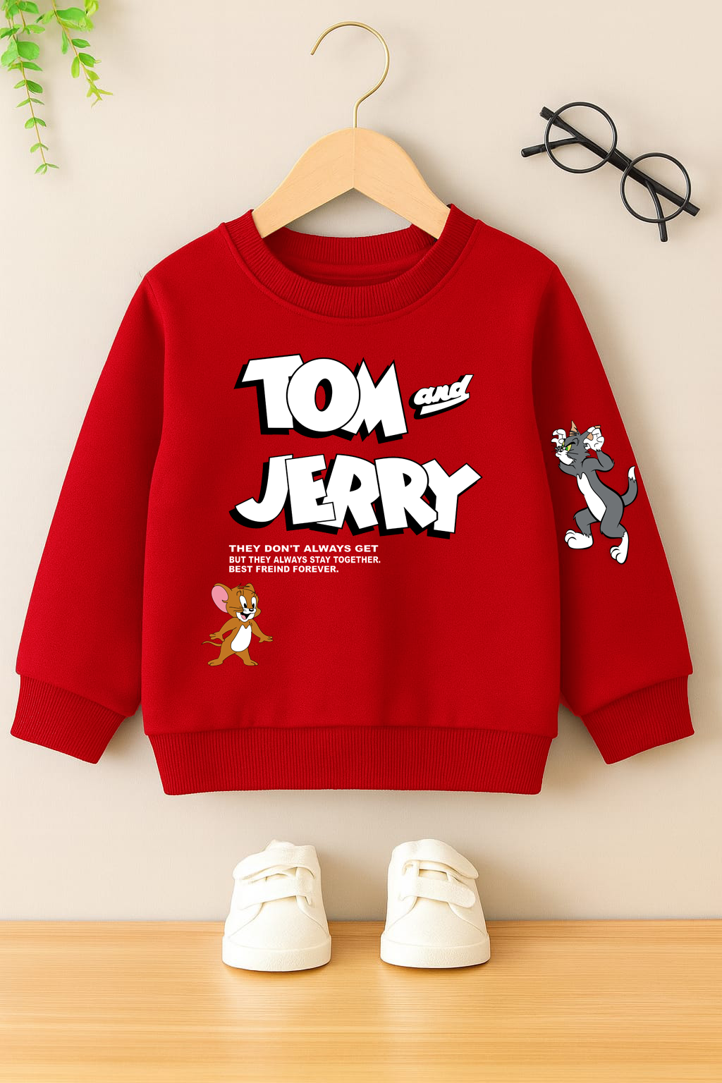 Tom & jerry kids winter sweatshirt