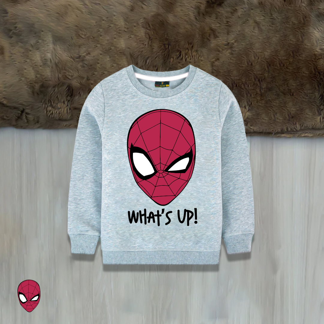 Whats up Spider Kids Sweat Shirt