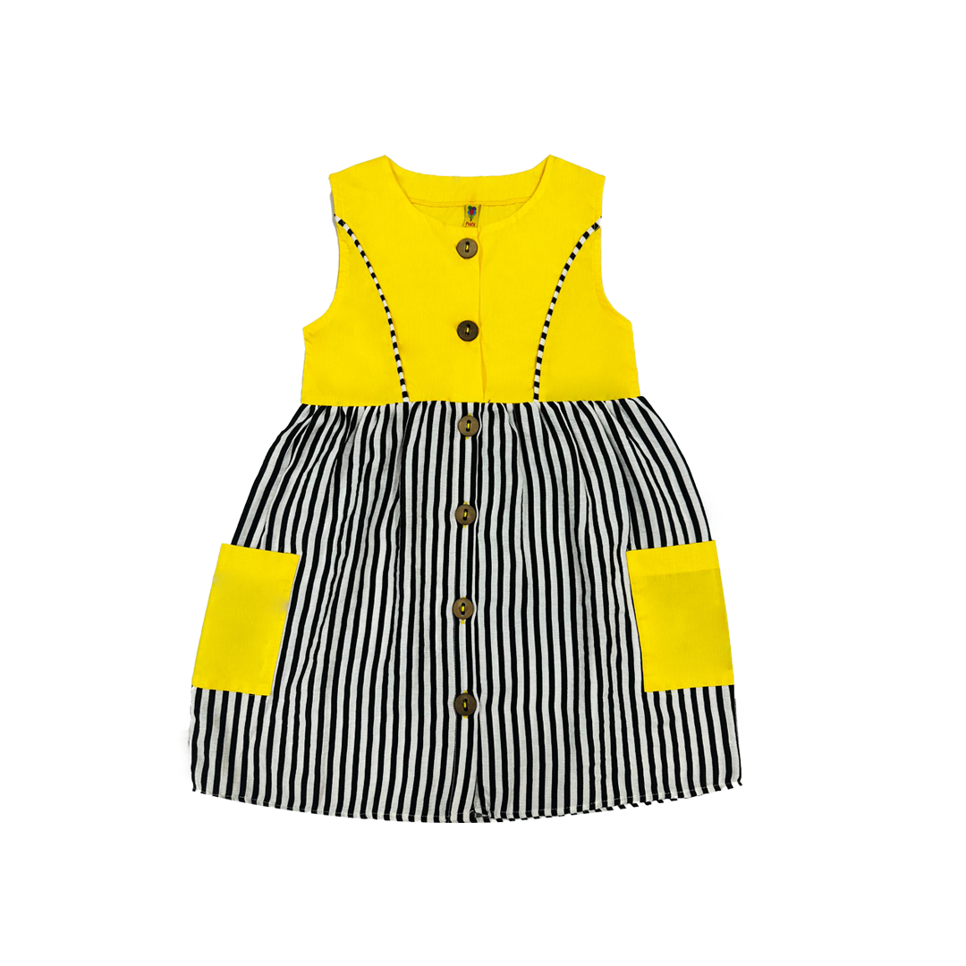 MELLOW YELLOW GIRLS FROCK