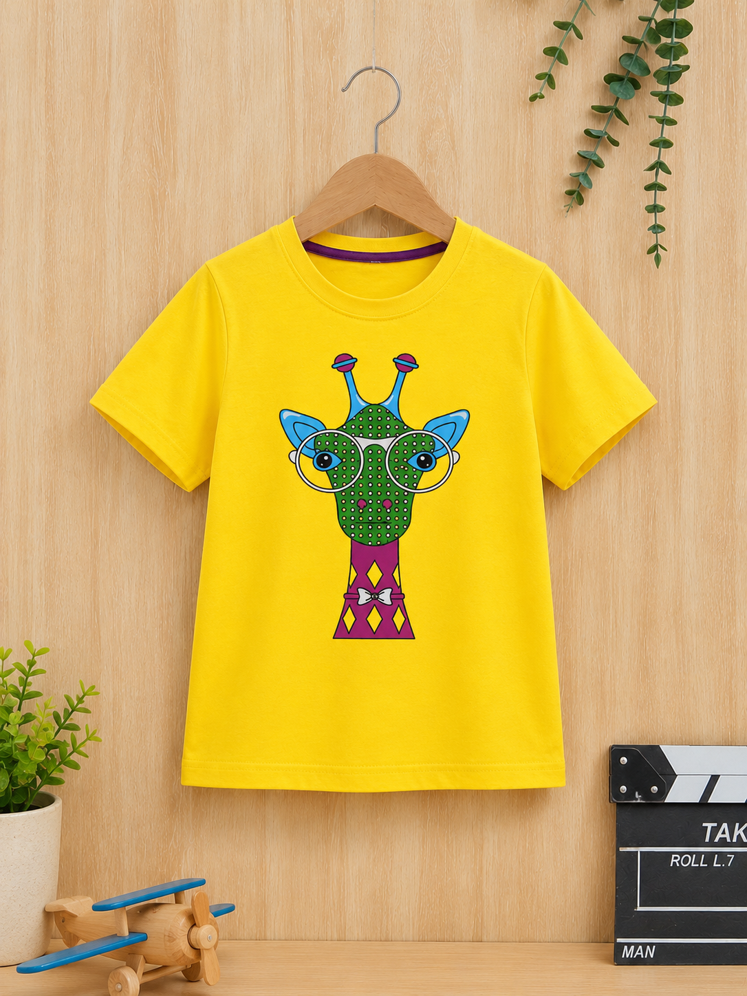 Cool ziraff kids summer tshirt
