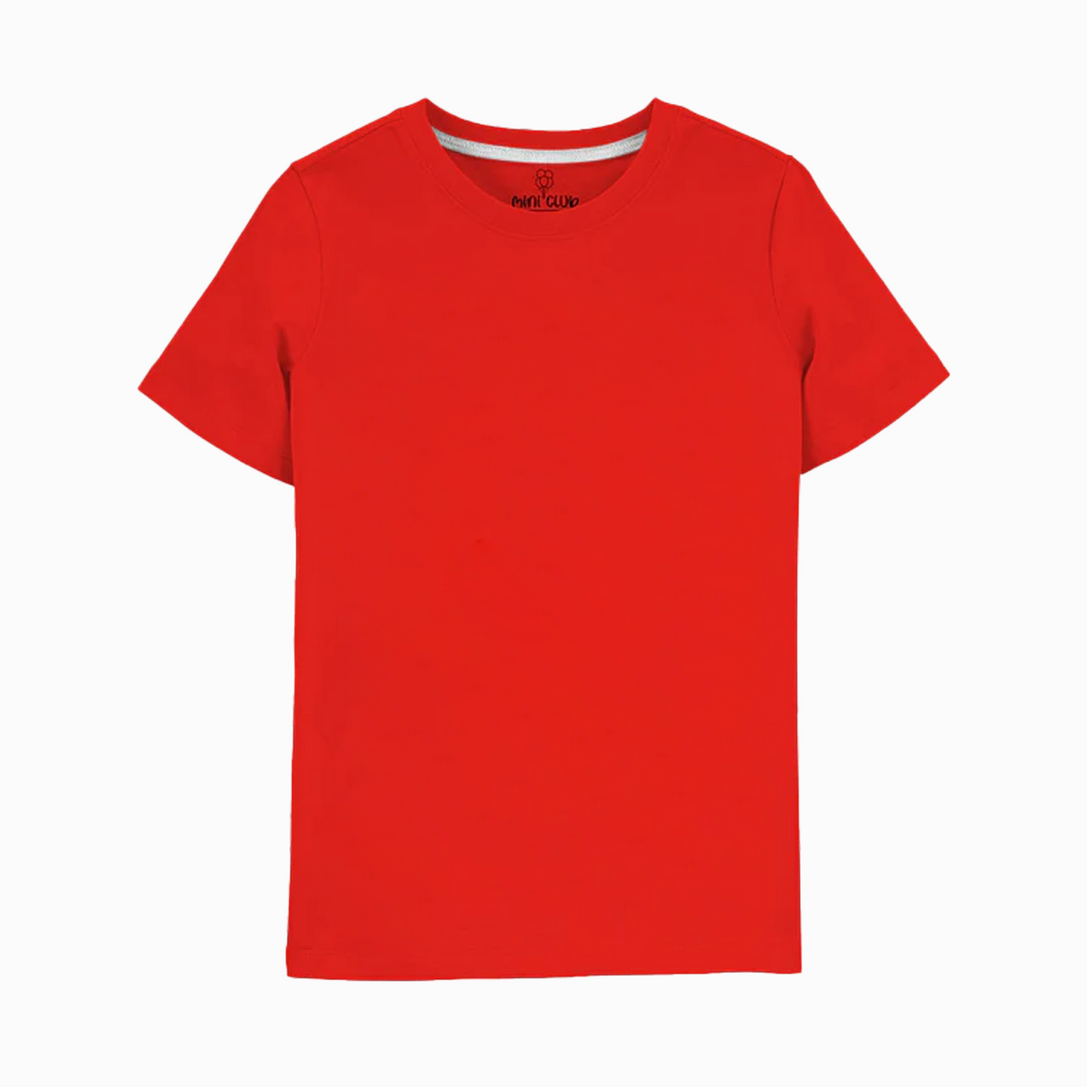 Basic red kids t-shirt